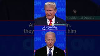 Biden and Trump argue over World War III