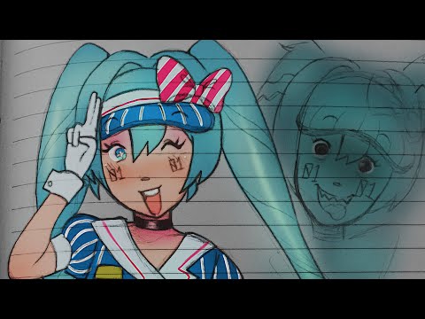 Mesmerizer! Miku Doodle Speed Color (?)