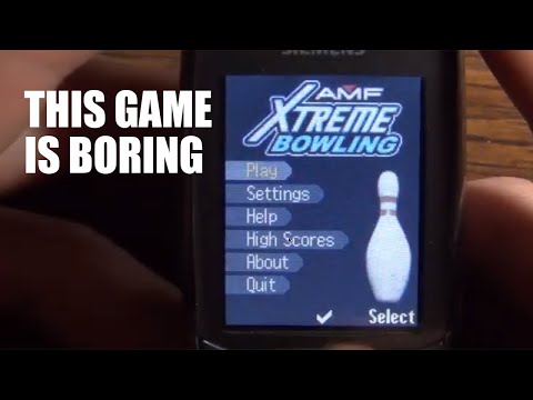 AMF XTREME BOWLING ON SIEMENS PHONE CX65  - GAME