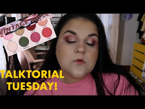 Talktorial Tuesday! Give Me Glow Vintage Rose Palette!