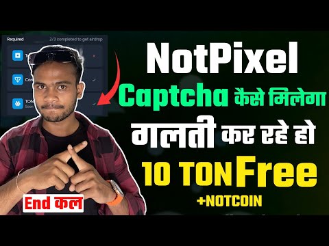 NotPixel Captcha Not Received Solution || NotPixel Airdrop Criteria Revealed || Free 10 Ton Giveaway