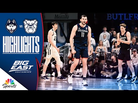 UConn vs. Butler | COLLEGE BASKETBALL HIGHLIGHTS | 12/21/24 | NBC Sports