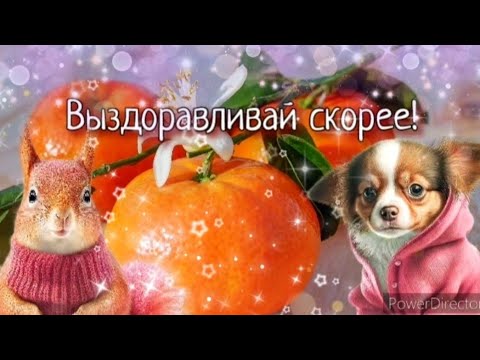 🍊Выздоравливай скорее🍊 Музыкальная открытка