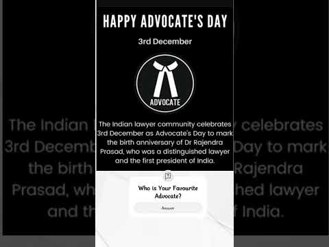 Happy Advocate's Day #advocatesday #advocate #3rddecember #rajendraprasad #lawyersadvice #lawyers