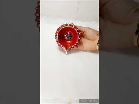 How to Make Stunning DIY Diya Decorations for Diwali#shorts