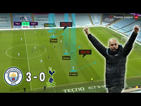 How Guardiola Tactically Out-classed Mourinho | Man City vs Tottenham 3-0 | Tactical Analysis