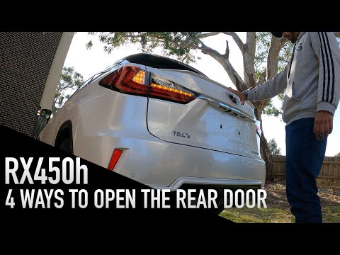 Lexus RX450h - 4 Ways to open the Power Back Door