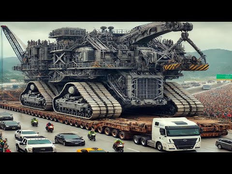 Extremely Dangerous Transport Skills Oversized Trucks, The World's Largest Heavy Machinery