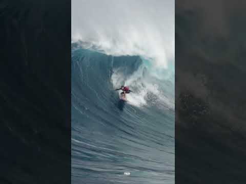 JAWS DEEP BARREL RIDE  - KAI PAULA #Shorts