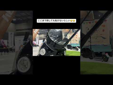 三輪バイクこれだけ攻めても転けんらしい。知らんけど😂#名古屋モーターサイクルショー2024#カスタムバイク#トライク#バイク転倒