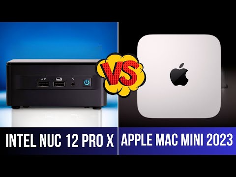 Apple Mac Mini M2 Pro vs Intel NUC 12 Pro X