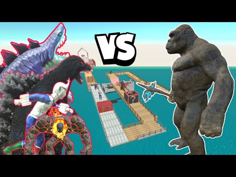 Kong vs Sharkjira: The Dangerous Deathrun to Save Pink Goro