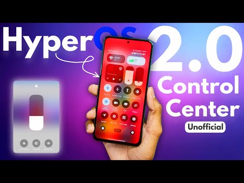 Xiaomi HyperOS 2.0 Control Center Gets a New Makeover  🚀Install Now on Your Xiaomi Phone ✨