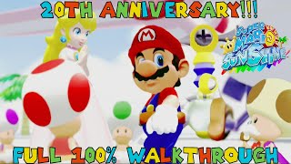 Super Mario Sunshine Full Game (100%) Walkthrough (120 Shine Sprites)