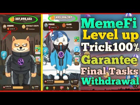 Memefi Level Upgrade 5 Secret Trick || Memefi Level 18 || Memefi Listing Date || Memefi Airdrop