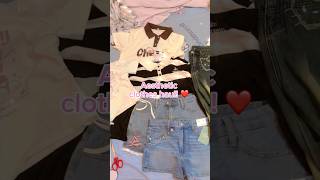 Aesthetic  clothes haul! 🍓 (⊙ω⊙) #aesthetic #clotheshaul #kawaii #trending #viral #shorts #short