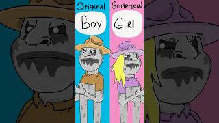 GENDERBEND CHARACTERS | ZOONOMALY #zoonomaly #viral #shorts