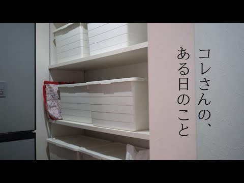 パントリーの棚掃除とBOX内を整理しながら中身公開。