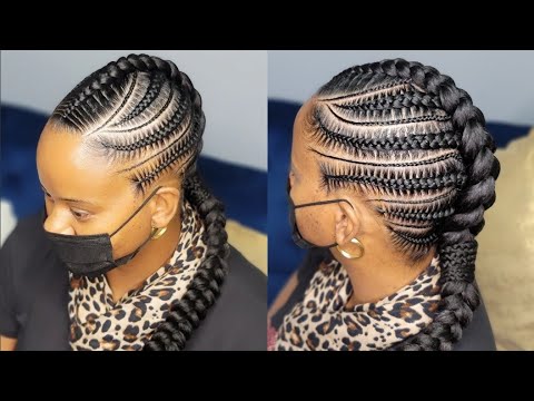 Stitch Braids Mohawk with Butterfly End