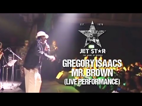 Gregory Isaacs - Mr Brown (Live Performance) | Jet Star Music