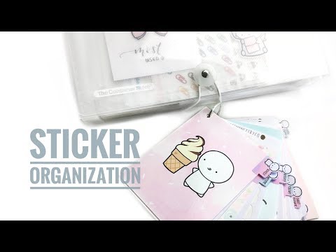 My Planner Sticker Organization & Storage!