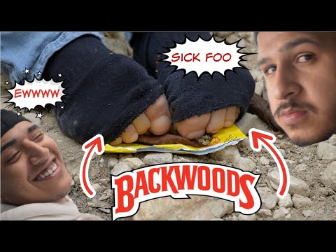 ROLLING BACKWOODS WITH MY FEET!!!