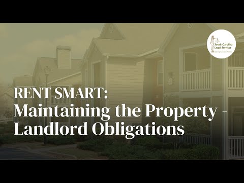 Maintaining the Property - Landlord Obligations - Rent Smart