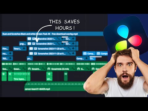 "How to  Delete Gaps in DaVinci Resolve in Seconds!"  Tips for Resolve