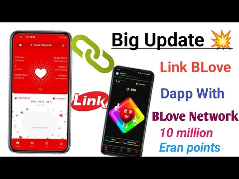 BLove Dapp link 🔗 BLove network letest update today 🥳 || blove dapp full details video 📷