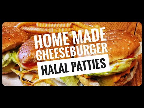 How to Make Home-Made Halal Cheeseburger | Homemade French Fries | Quarantine Lockdown Food | Anees