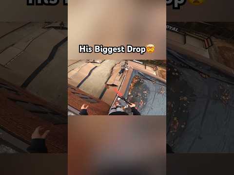 His Reaction🤯 #scooter #drop #skate #skatepark #short