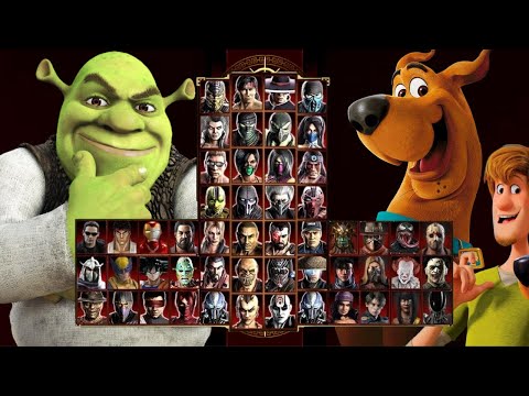 Mortal Kombat 9 - SHREK & SCOOBY DOO - Expert Tag Ladder - Gameplay @(1080p) - 60ᶠᵖˢ ✔