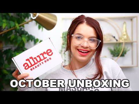 OCTOBER ALLURE BEAUTY BOX UNBOXING 2021