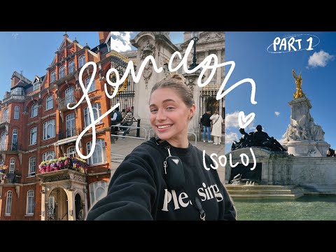 I left the country ALONE for the first time... | London vlog pt. 1