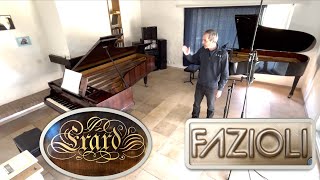 Pure sound comparison: Fazioli vs. Erard grand piano