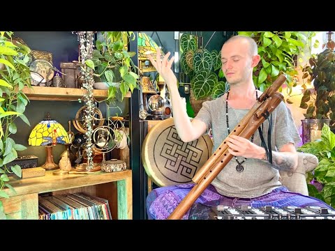 Flow State Dance Meditation - Ecstatic Dance Deep Healing - Rhythmic Trance Shaman Drum & Bass Flute