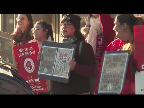 Starbucks baristas strike in Christmas Eve walkout | What to know