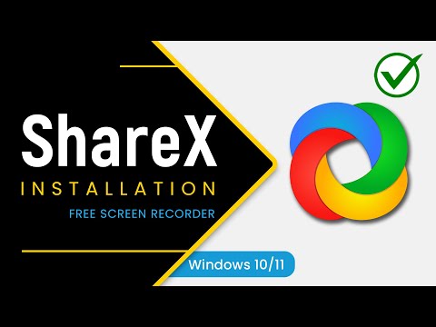 How to Install ShareX on Windows 11 PC or Laptop - Free Screen Recording App 2024