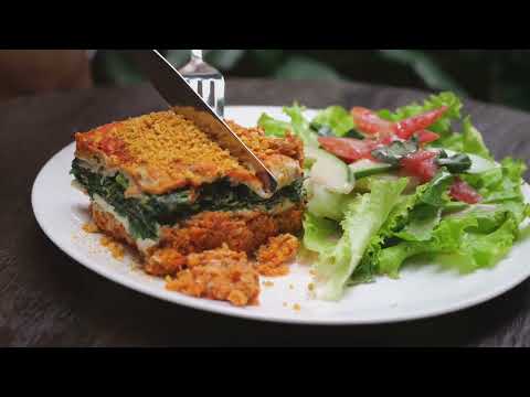 Delicious Vegan Sausage Lasagna Recipe! #veganrecipes #lasagna #veganfood #healthyeating