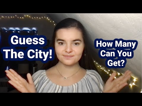 ASMR Guess the City! Whispering 150 World City Trivia Questions