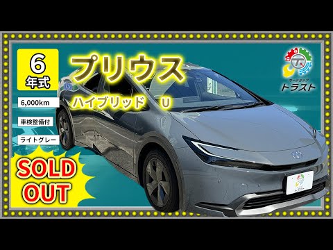 自動駐車ってどう？令和６年 プリウス ハイブリッド  U  6000キロ【販売中】