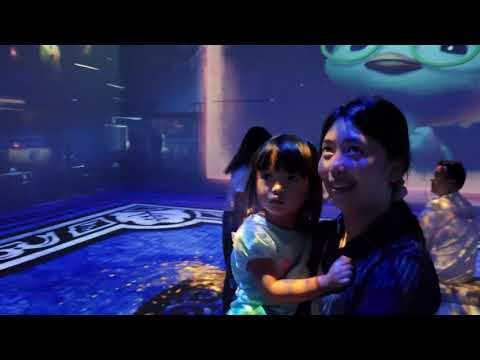 พาลูกมาดู immersive disney animation ที่ Emsphere at EM District