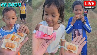 Share Delicious Cake With Poor Children | Poor children are happy when they eat cake