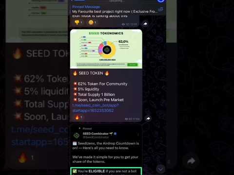Seed Tokenomics Revealed | Seed Eligiblity Criteria #shorts #Seed #seedairdrop #airdrop
