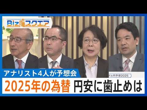 2025年の為替はどうなる？プロ4人が予想　円安に歯止めは…注目キーワードに「格差」「イーロン・マスク」など【Bizスクエア】