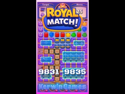 Royal Match Level 9831 9832 9833 9834 9835 - No Boosters Gameplay