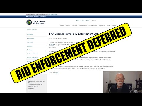 BREAKING: Remote ID enforcement deferred