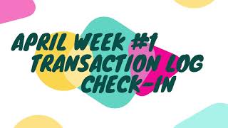 MAY WEEK #1 TRANSACTION LOG CHECK-IN #maybudget #transactionlog #transactioncheckin #rongrong