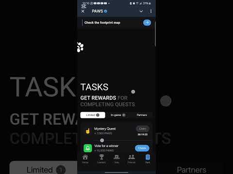 How to get 7000$ PAWS token