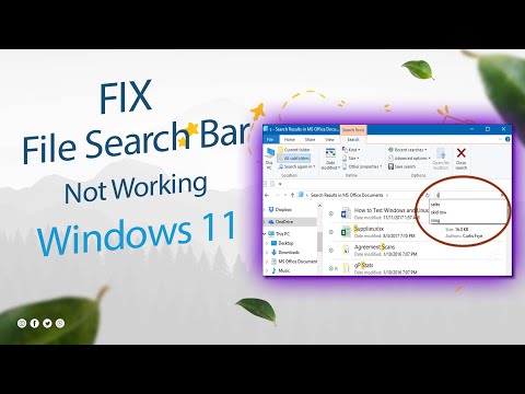 How to Fix Windows 11 File Search Bar Not Working in Tamil